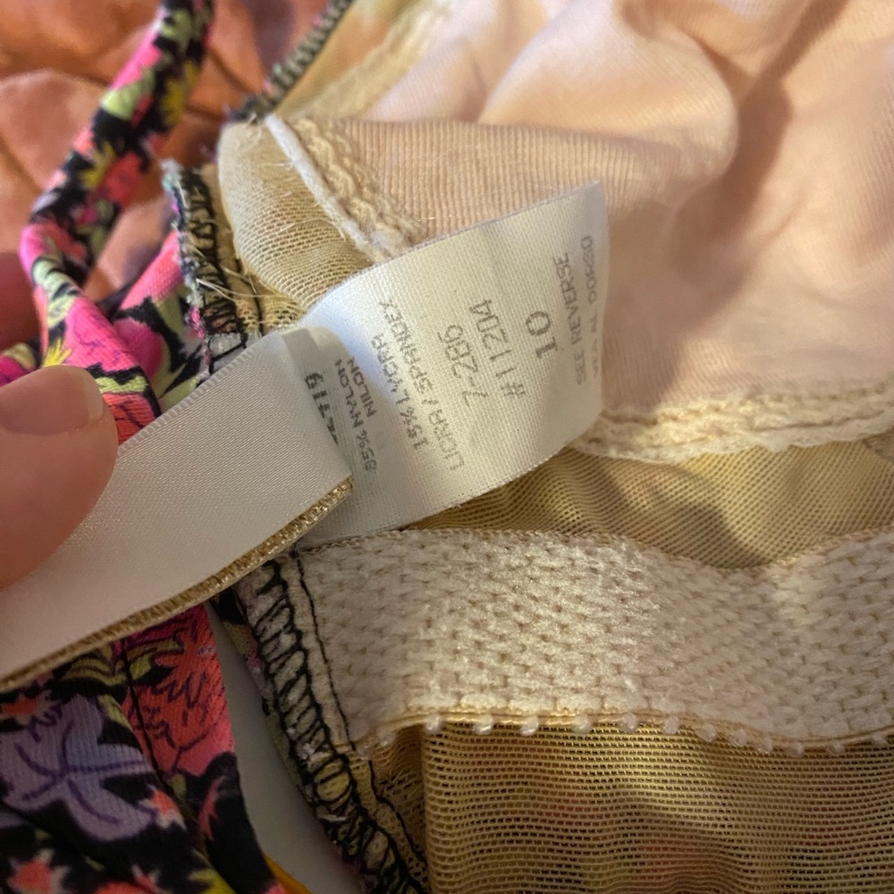 Vintage 80’s floral one piece bathing swim suit - Picture 6 of 7